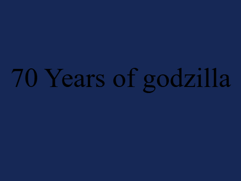 70 years of gojira