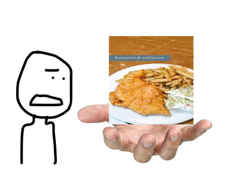 I don’t like EATING fish
