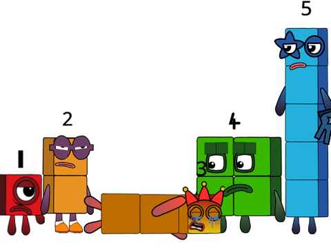  Numberblocks 2 yells at Three