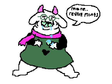 he really likes revive mints 