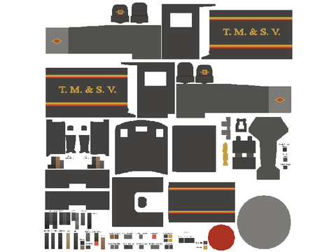 rolling line TM&SV shay