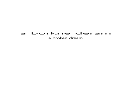 Message - A Broken Dream