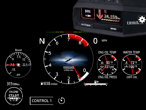 2023 Nissian Z speedometer 