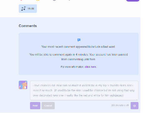 havent been muted by scratch in a while what
