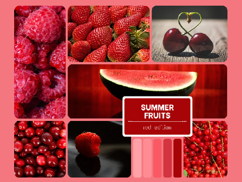 summer fruits --- red