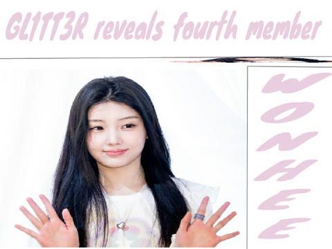 Member four GL1TT3R reveal for wonhee