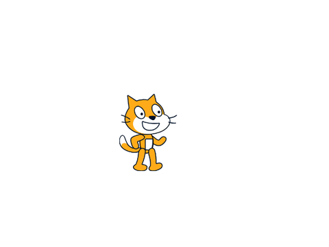 Scratch cat idle animation