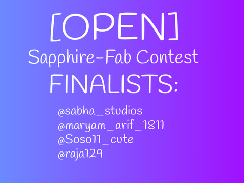 [open] Contest FINALE