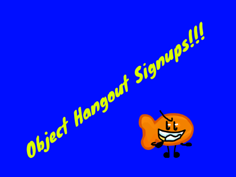 Object Hangout Application Sheet! ~ GOLDFISH