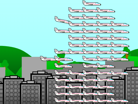 Bad Apple but in Flightway