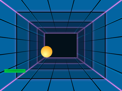 pong but the speed of the ball slowly increases as you hit it