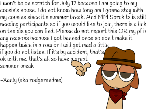 Quick notice!