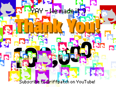 100k Thank Yous but really 100k
