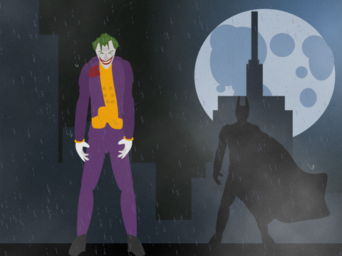 Joker and Bats: A Parallax 