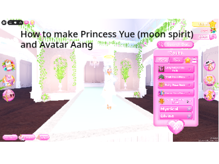 Making Princess Yue and Avatar Aang in DTI!!