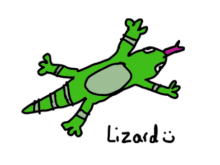 Coloring of Mr. Lizard