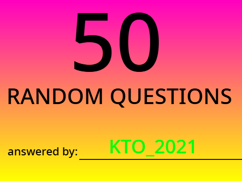 50 random questions remix