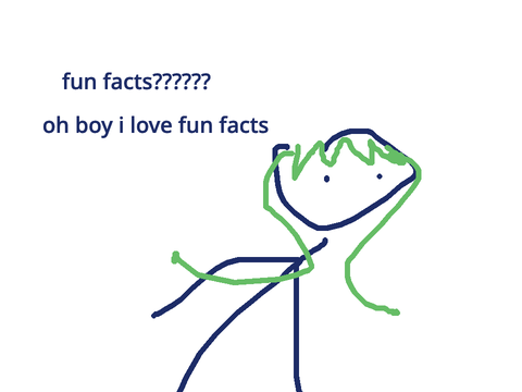 silly fun facts about caroline i came up with on the spot