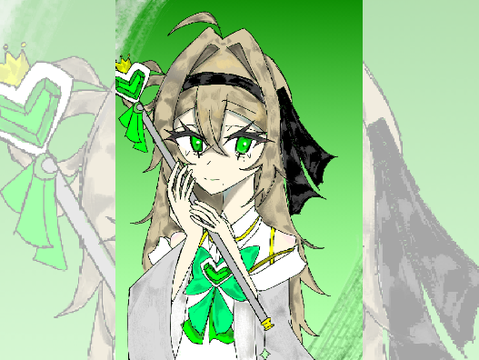 いらすと　主人公ちゃん