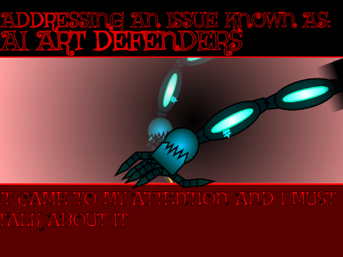 A message to AI "art" defenders. (rant) remix