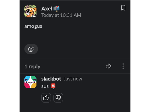 Slackbot please lock in