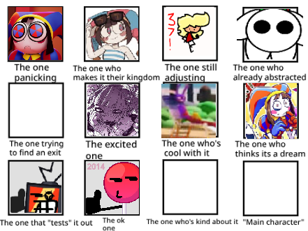 You arrive in the Amazing Digital Circus! Who are you? remix remix remix remix remix remix