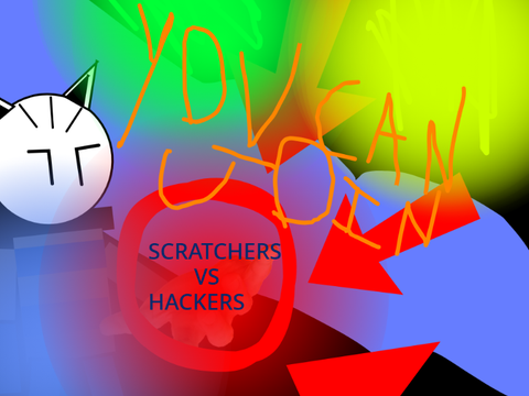 YOU CAN JOIN SCRATCHERS VS. HACKERS