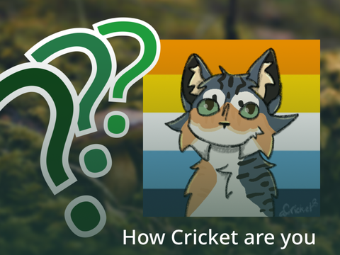 HOW CRICKET ARE YOU? :O