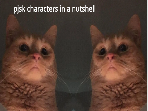 pjsk characters in a nutshell