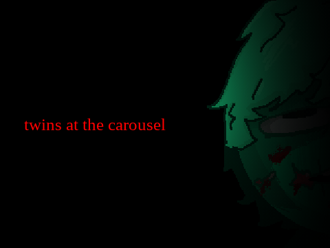 twins at the carousel // animation meme