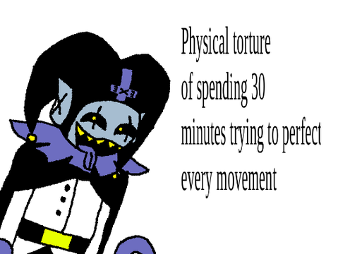The most slightly hardest thing I had to animate ;_;