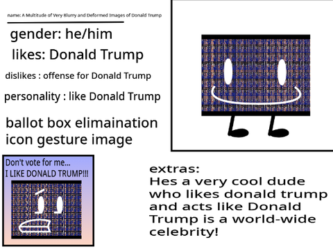 A Multitude of Very Blurry and Deformed Images of Donald Trump (REMASTERED)