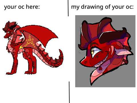 free oc drawings! (open until july 10th) remix remix