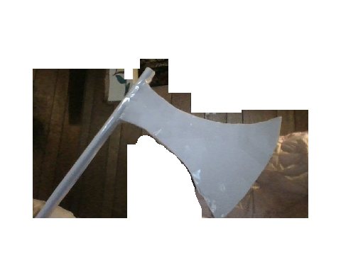 the paper axe i made