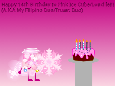 Birthday Fanart for Pink Ice Cube.