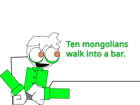 10 mongolians