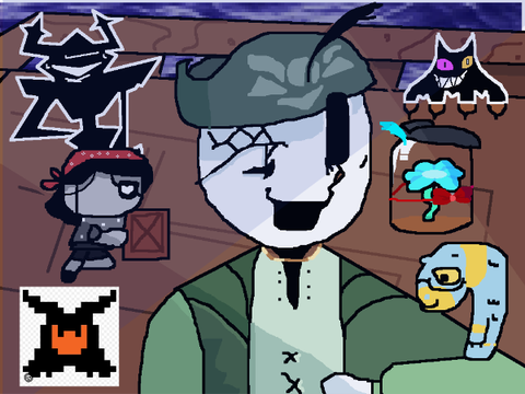 The man that Pirates in hands