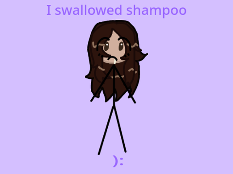 I swallowed shampoo