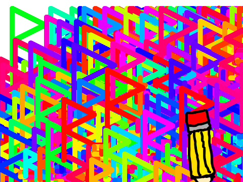 2D Random Pencil ENHANCED AGAIN