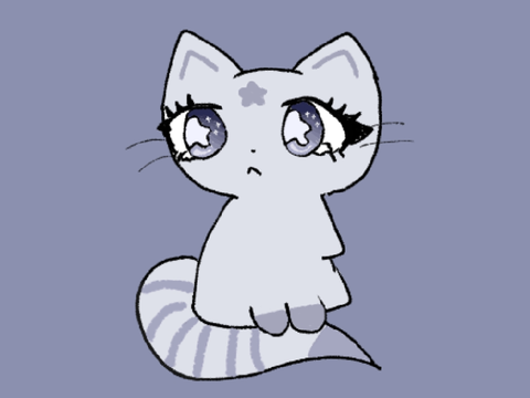 Cute cat art