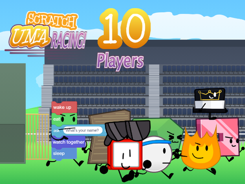 [AYM] Scratch Uma Racing! [Remix #6, 10 Players]