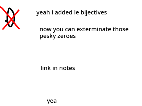 bijectives are in my base calc!