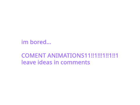 Comment animations