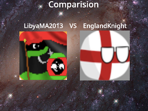 Scratcher Comparision 1 - LibyaMA2013 VS EnglandKnight