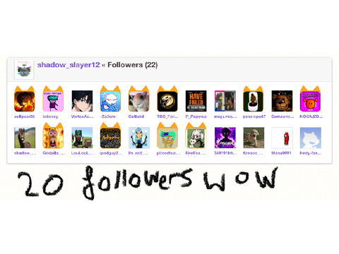 20 followers already thxs guys