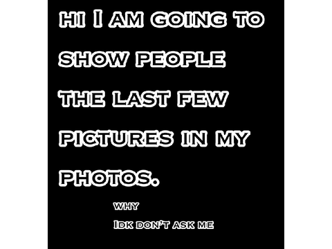 This is what happens when I try to post everyday