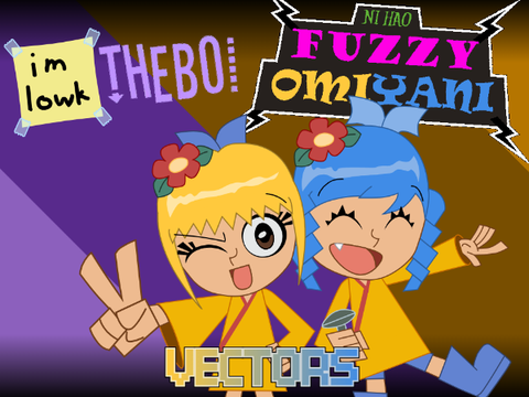 More Omi and Yani (Bootleg Ami & Yumi) Vectors!
