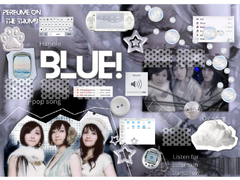 BLUE og j-pop song by @Hana_byeiol