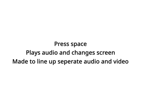 Audio Video Line Up