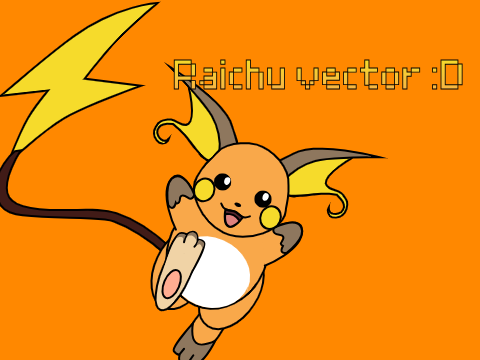 Raichu sprite\vector